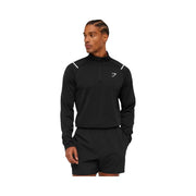 Gymshark Arrival Contrast 1/4 Zip Black