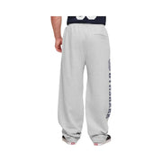 Gymshark Retro Collegiate Graphic Wide Leg Pants Bros Soft Grey Marl