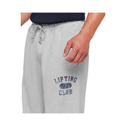 Gymshark Retro Collegiate Graphic Wide Leg Pants Bros Soft Grey Marl