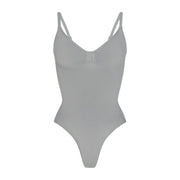 Skims Seamless Sculpt Thong Bodysuit Pacific