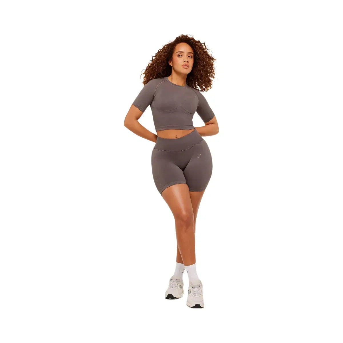 Gymshark Lift Seamless Shorts "Cool Brown"