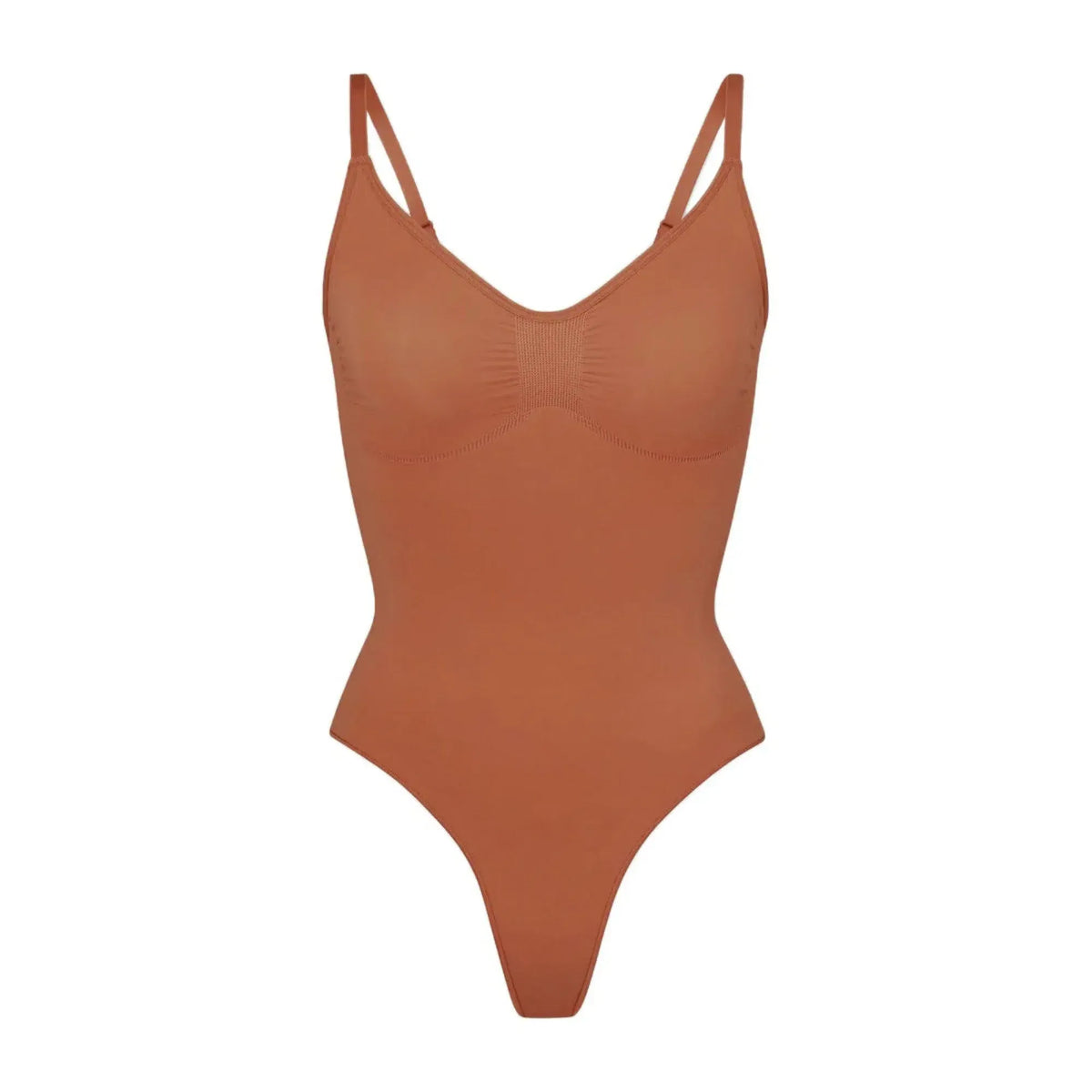 Skims Seamless Sculpt Thong Bodysuit Bronze