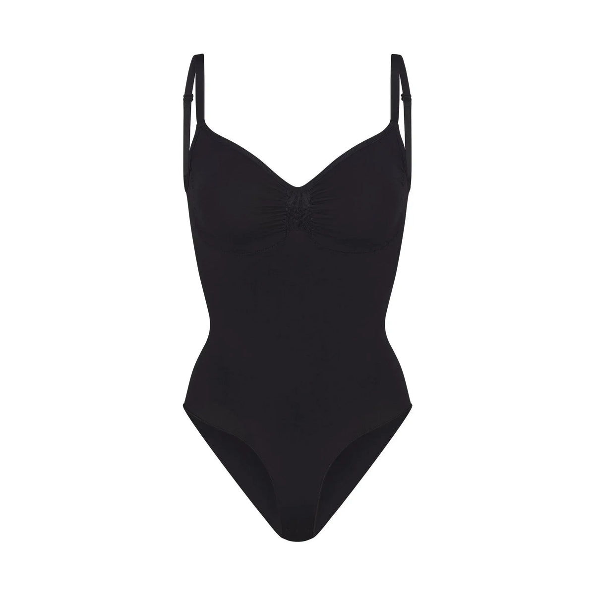 Skims Seamless Sculpt Brief Bodysuit Onyx