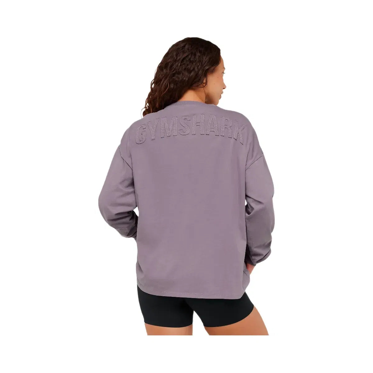 Gymshark Power Washed Long Sleeve Top "Dusk Purple Acid Wash"