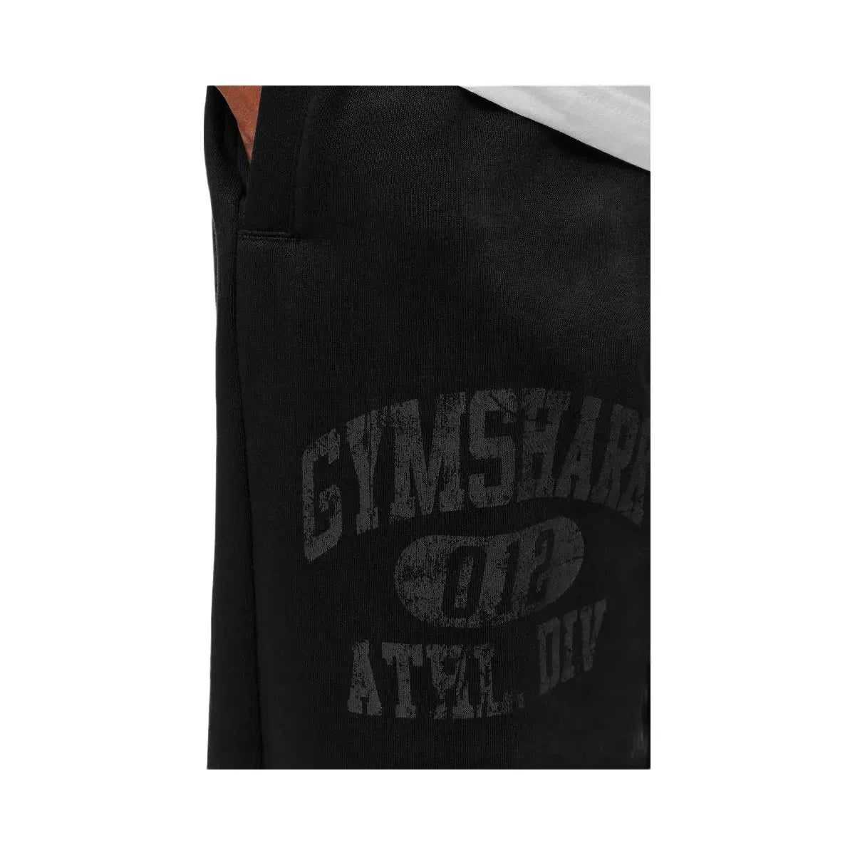Gymshark Athletic Division Graphic Joggers GS Black