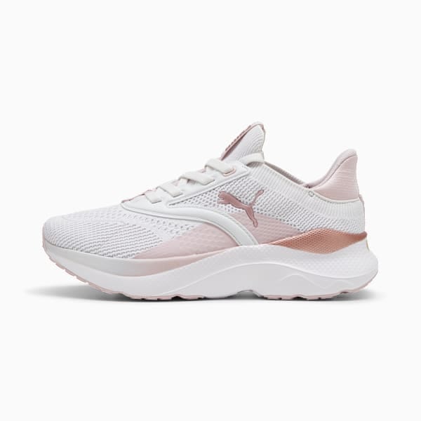Puma Softride Mayve Women'S Running Shoes Feather Gray-Mauve Mist-Rose Gold