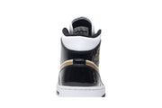 Air Jordan 1 Mid Patent SE Black Gold