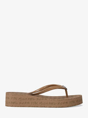 Bedford Logo Flip Flop CAMEL