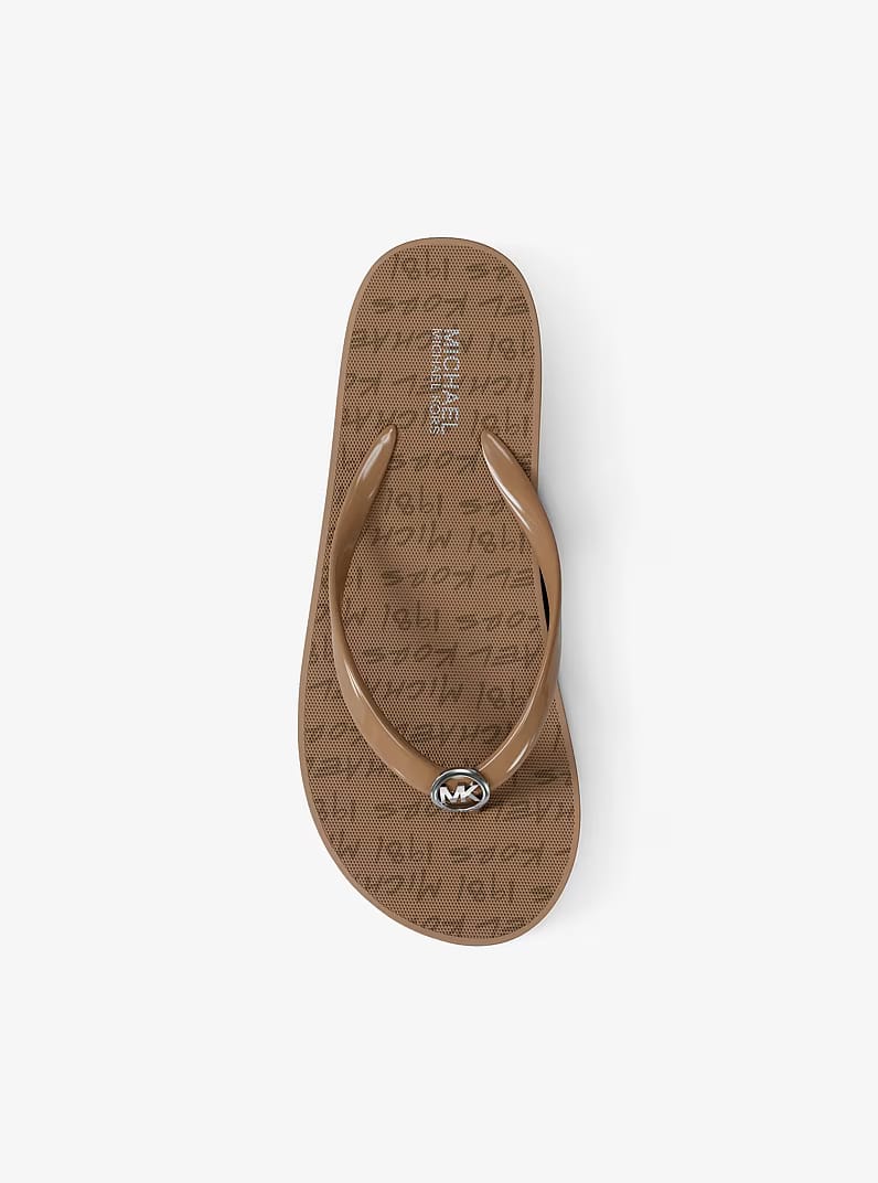 Bedford Logo Flip Flop CAMEL