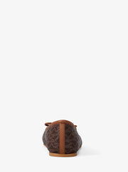 Savannah Signature Logo Ballet Flat BROWN