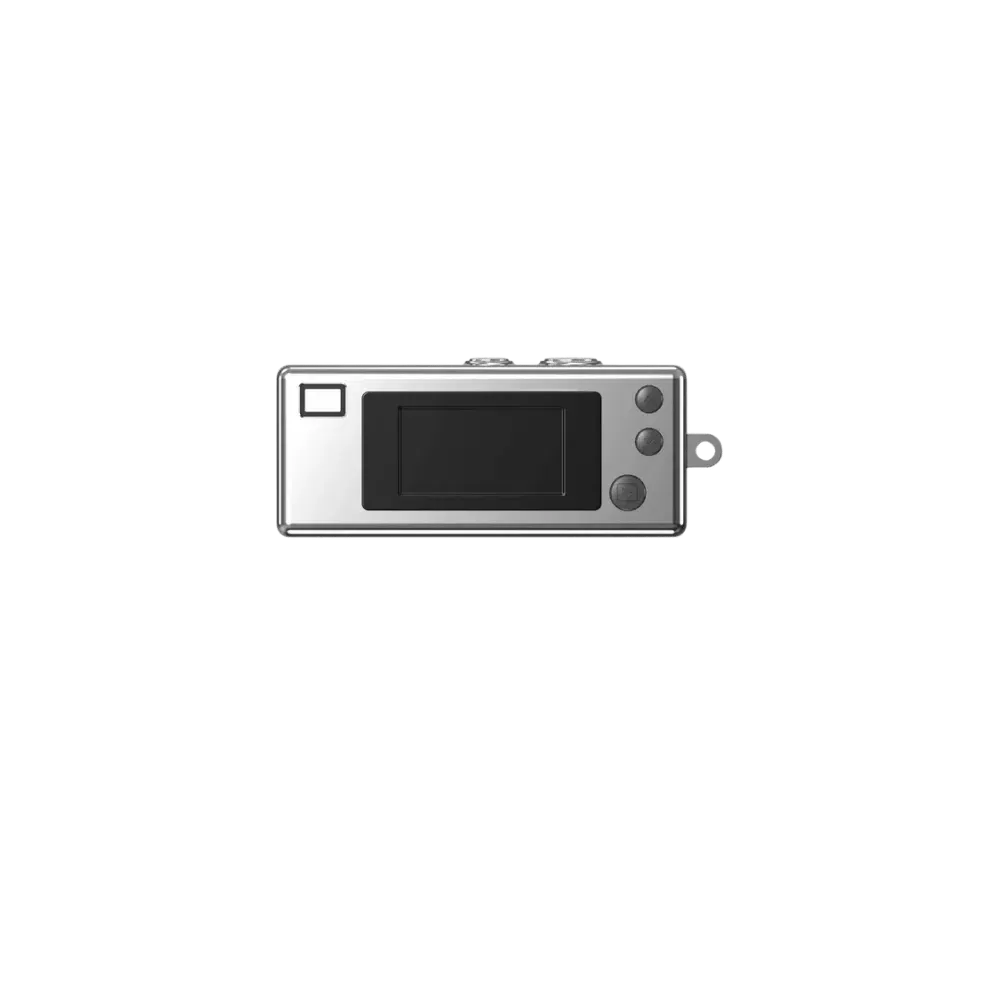 Kodak Charmera Millennium Keychain Digital Camera - White Black