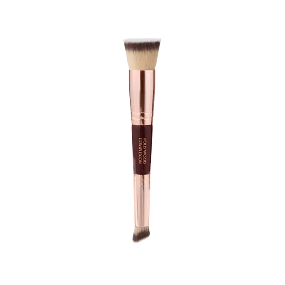 Charlotte Tilbury Hollywood Complexion Brush Rose Gold & Night Crimson