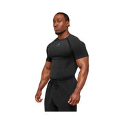 Gymshark Shadow Seamless T Shirt "Black Brand Blue"
