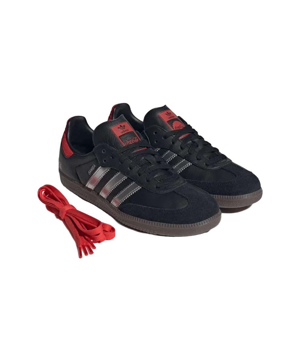 ADIDAS X COCA-COLA SAMBA OG SHOES (CORE BLACK)
