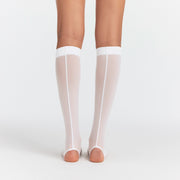 Hosiery Open Toe Knee High Sock