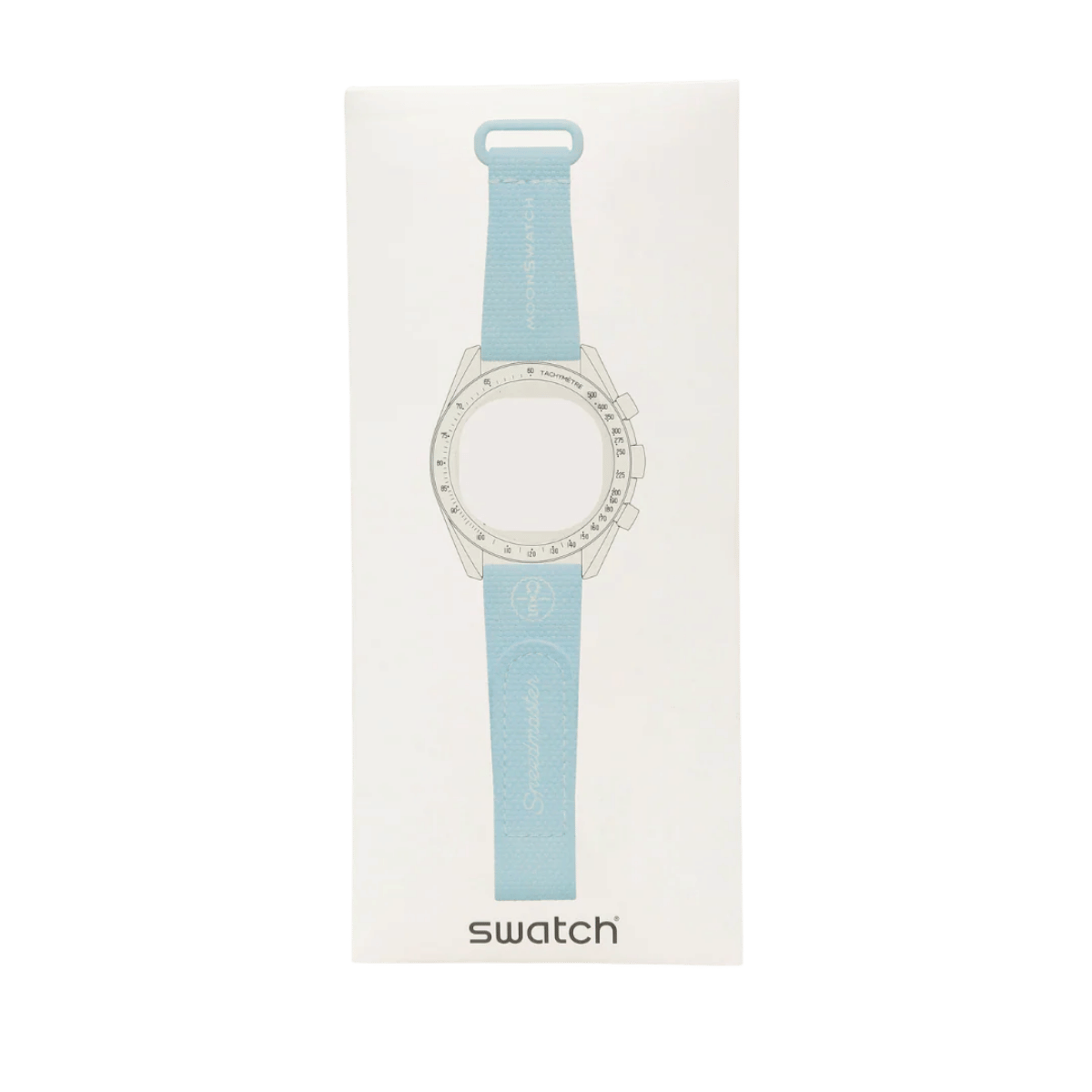 Swatch x Omega Bioceramic Moonswatch Light Blue White Straps