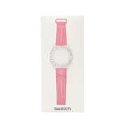 Swatch x Omega Bioceramic Moonswatch White Pink Straps