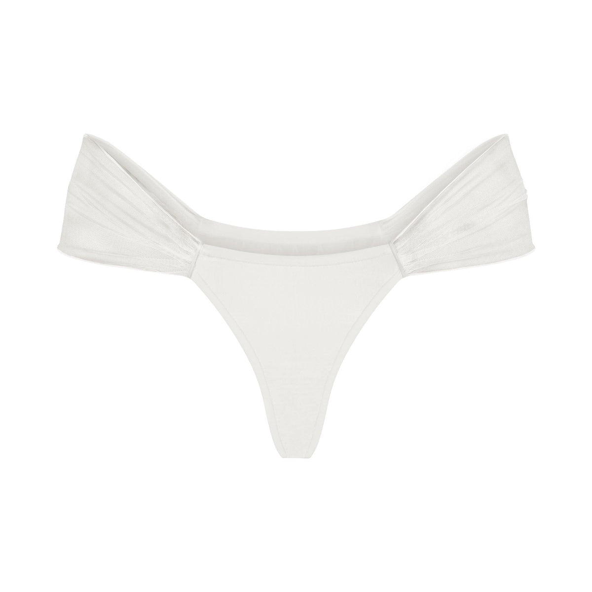 Ultra Fine Mesh Draped Thong