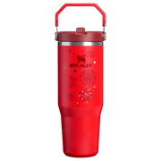 Stanley The IceFlow Flip Straw Tumbler | 30 OZ Chili Red Fireworks
