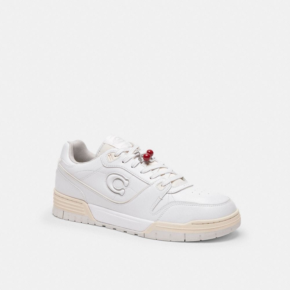Coach Small Cherry Shoe Charm Silver Red