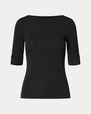 Ralph Lauren Stretch Cotton Boatneck T-Shirt