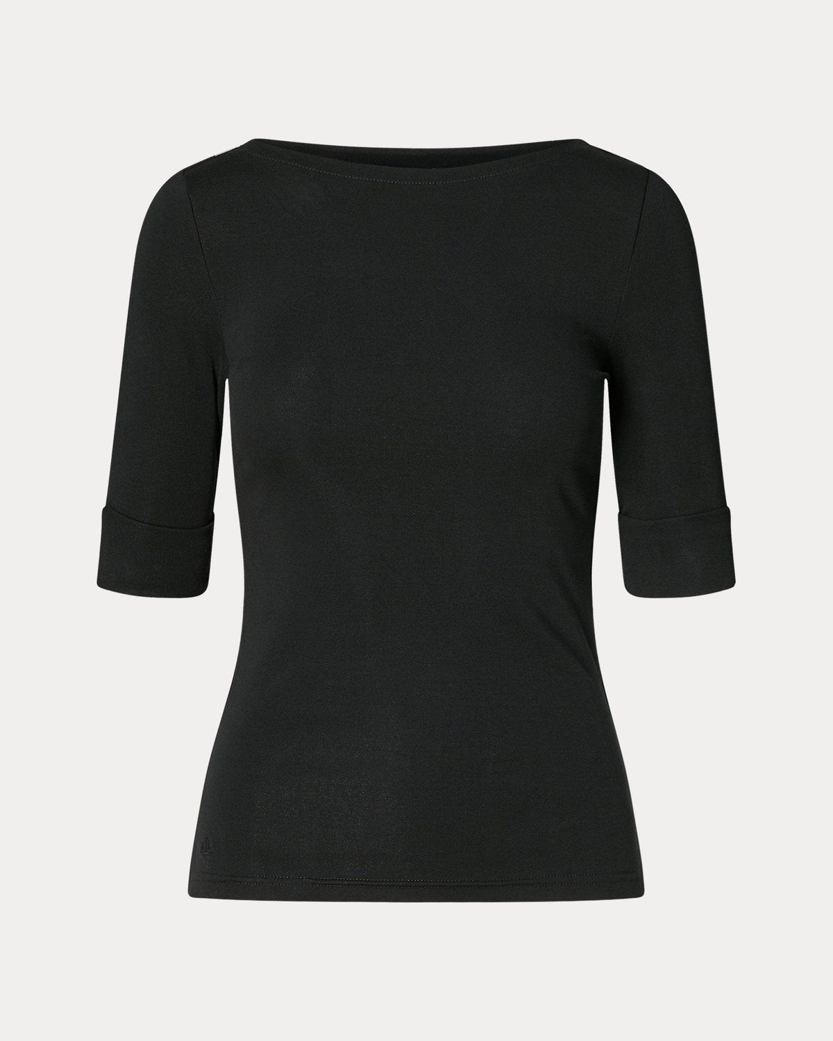 Ralph Lauren Stretch Cotton Boatneck T-Shirt