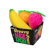 NeeDoh Groovy Fruit Squishy Fidget Toy Multicolor