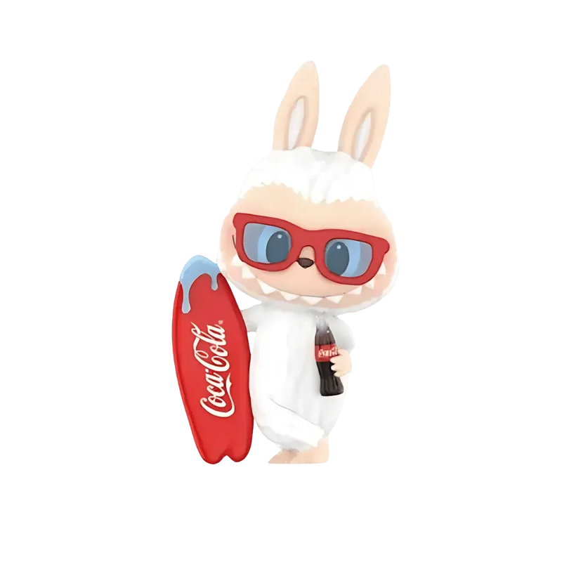 Pop Mart Labubu The Monsters Coca-Cola Series Surf with Me Figure