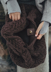 Polene Numero Neuf Large Merino Ebony