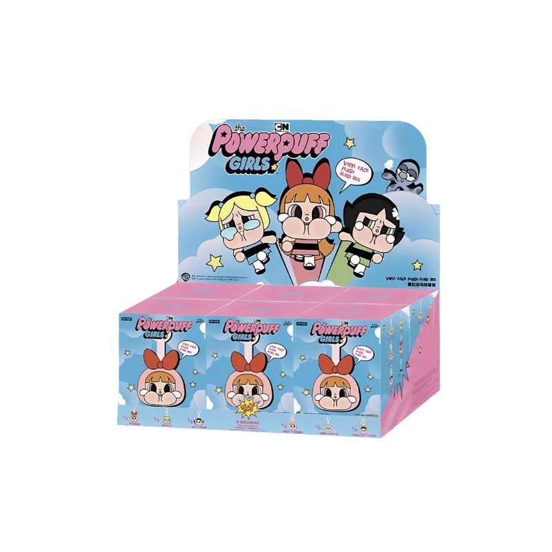 Pop Mart CryBaby x Powerpuff Girls Series Vinyl Face Plush Sealed Case (6 Blind Boxes)