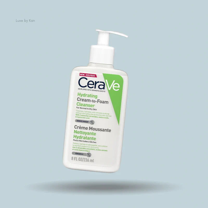 CeraVe Hydrating Cream-To-Foam Cleanser For Normal To Dry Skin