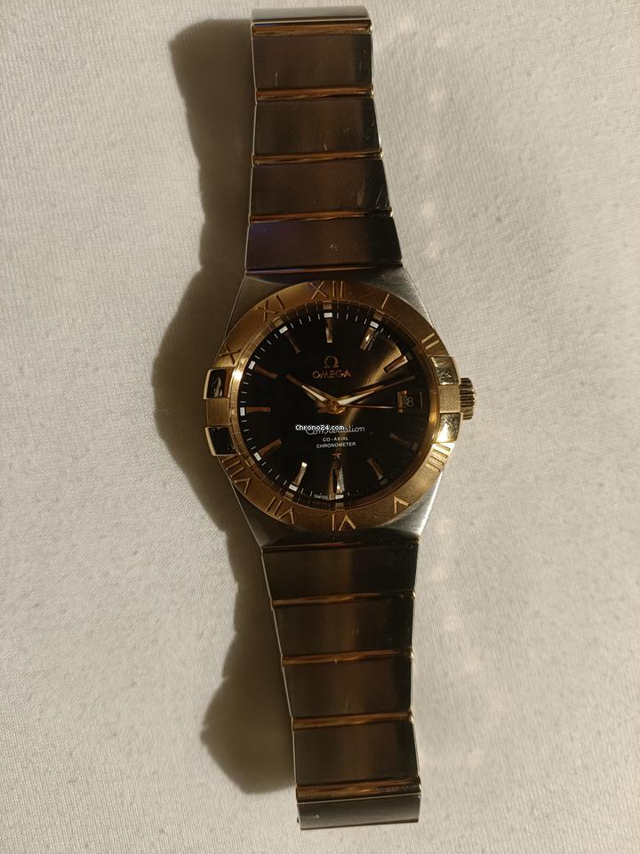Omega Constellation Men Gold Steel
