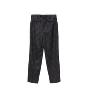 Wool Trousers With Pinstripe Motif