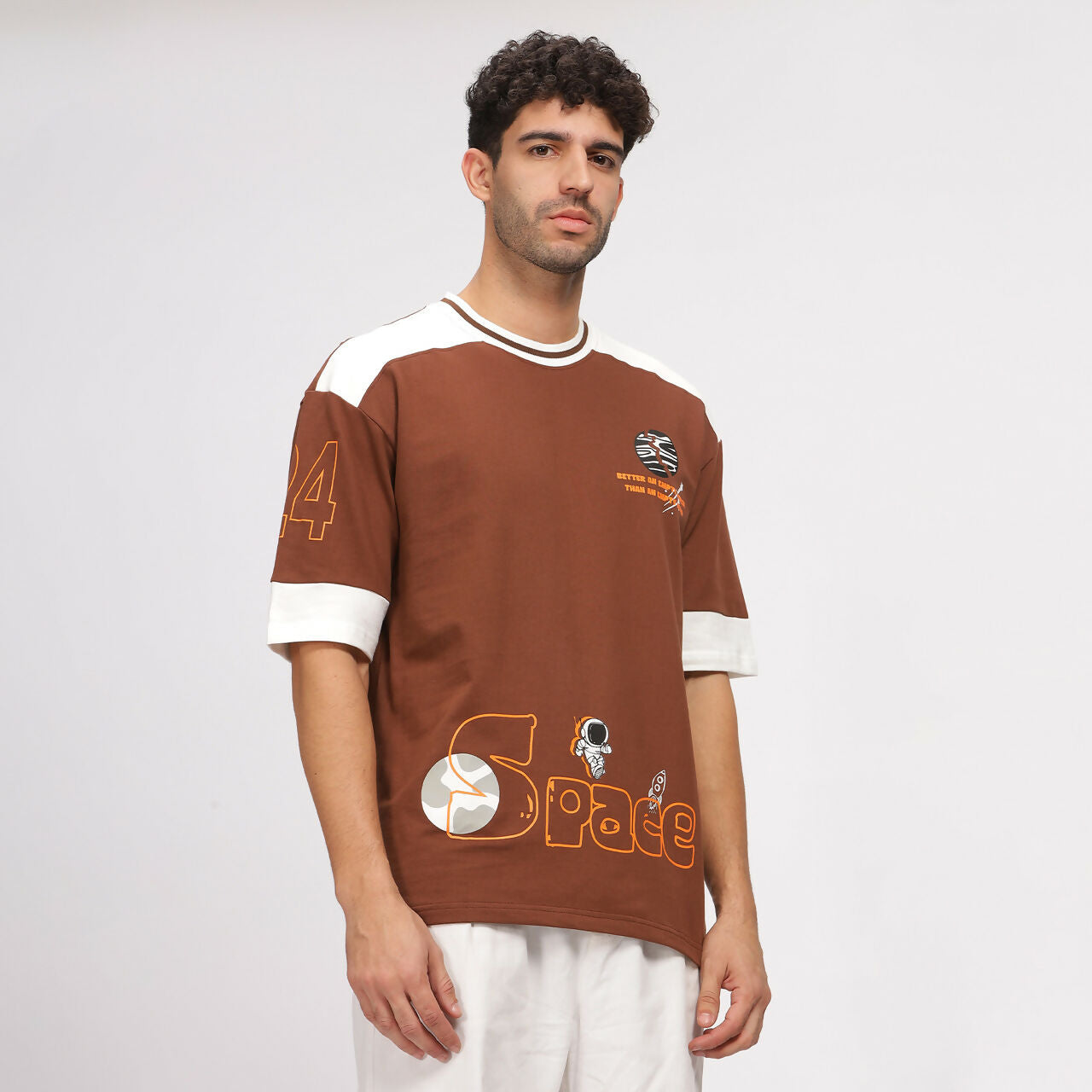 Rich Mocha Cut & Sew T-Shirt