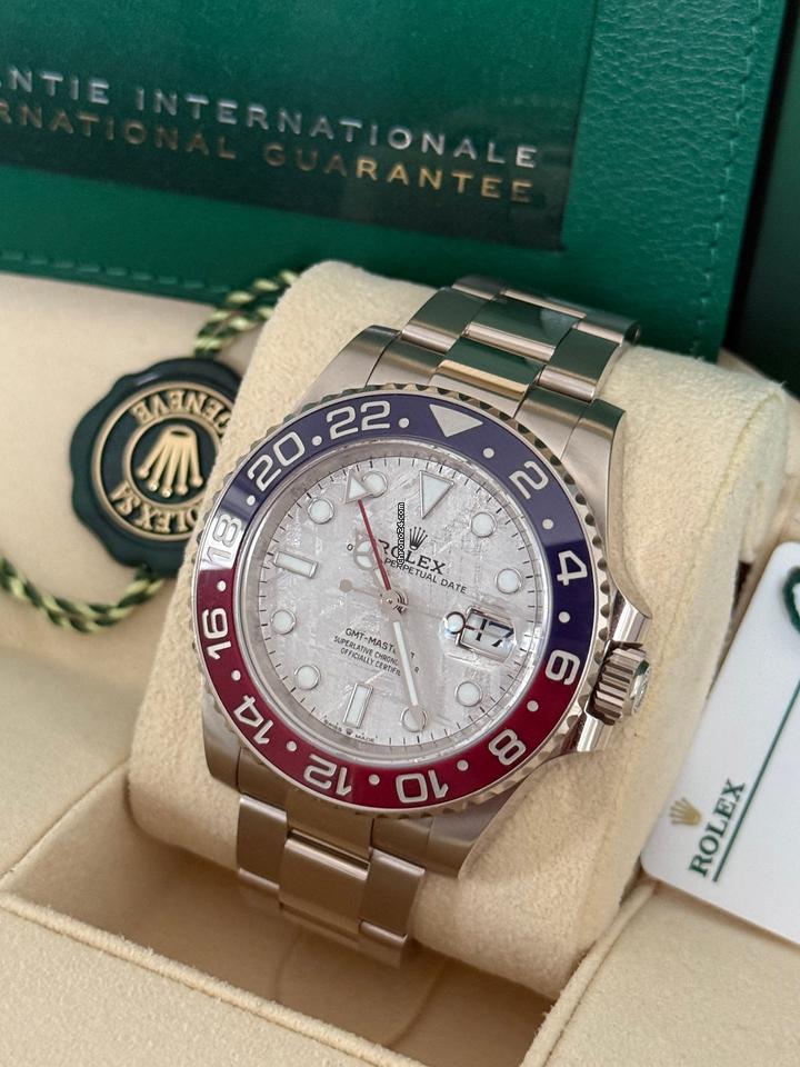 Rolex | GMT-Master II | 126719BLRO | White gold | 40 mm | White gold | Grey | Automatic