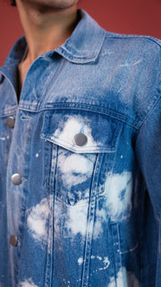 BLUE CLOUD DENIM MEN'S JACKET