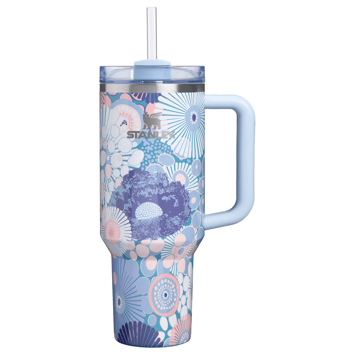 Stanley The Quencher H2.0 FlowState Tumbler | 40 OZ Blue Dream Wildflower