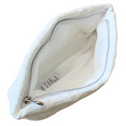 Dior Beauty White Cannage Cosmetic Pouch