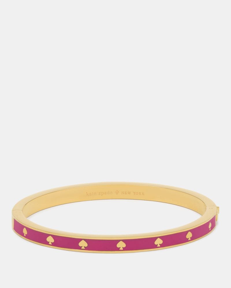 Spot The Spade Enamel Hinged Bangle