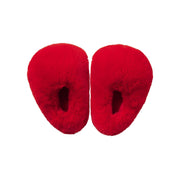 Faux Fur Heart Slipper