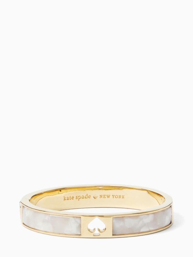Hole Punch Spade Hinge Bangle
