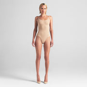 Sheer Seamless Thong Bodysuit