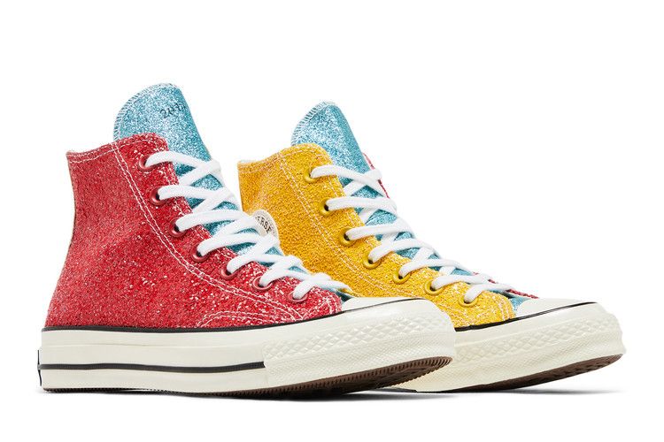 Converse Chuck Taylor All-Star 70 HiJW Anderson Glitter Yellow Red