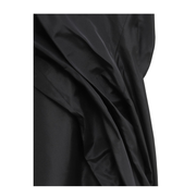 Draped Dress in Silk Black