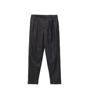 Wool Trousers With Pinstripe Motif