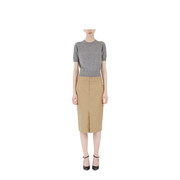 Skater Chino Midi Skirt