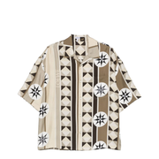 Shorts Sleeve Shirt in Silk Multicolor