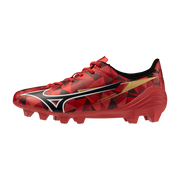 Mizuno Alpha Ii Select Junior Fg Firm Ground Soccer Cleat Red Black