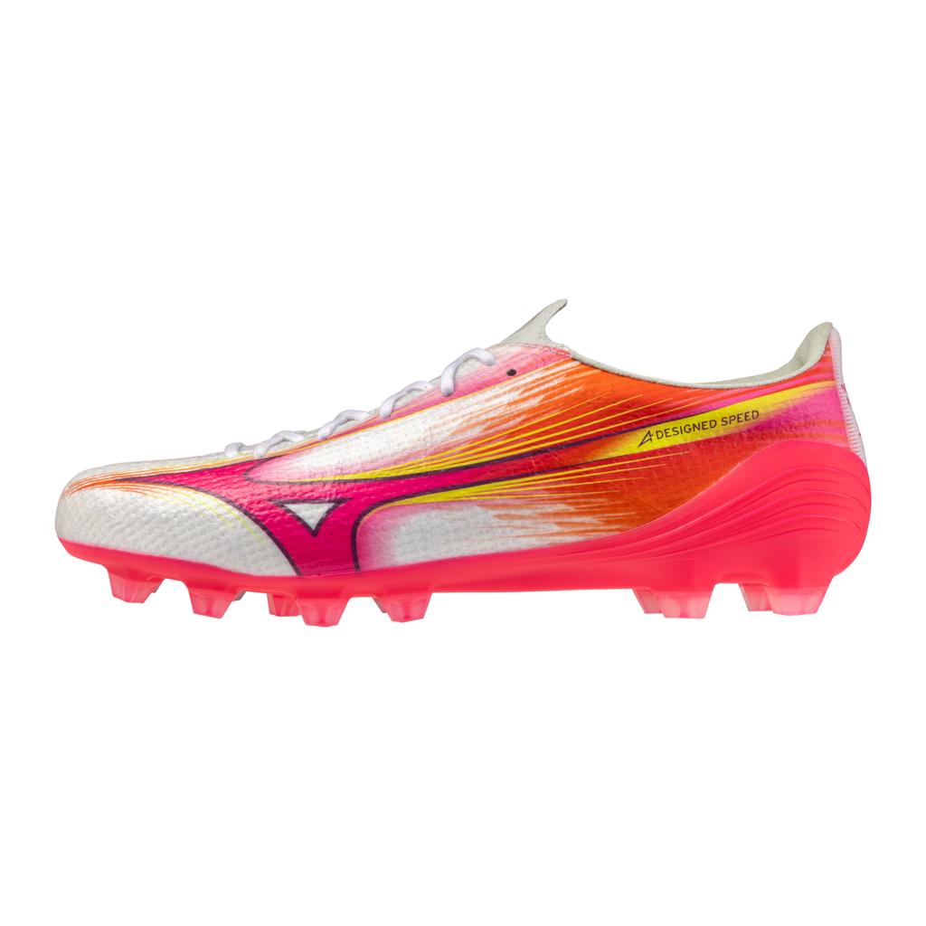 Mizuno Alpha Iii Pro Fg Firm Ground Soccer Cleat White Fuchsia Purple