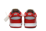 Off White x Dunk Low University Red